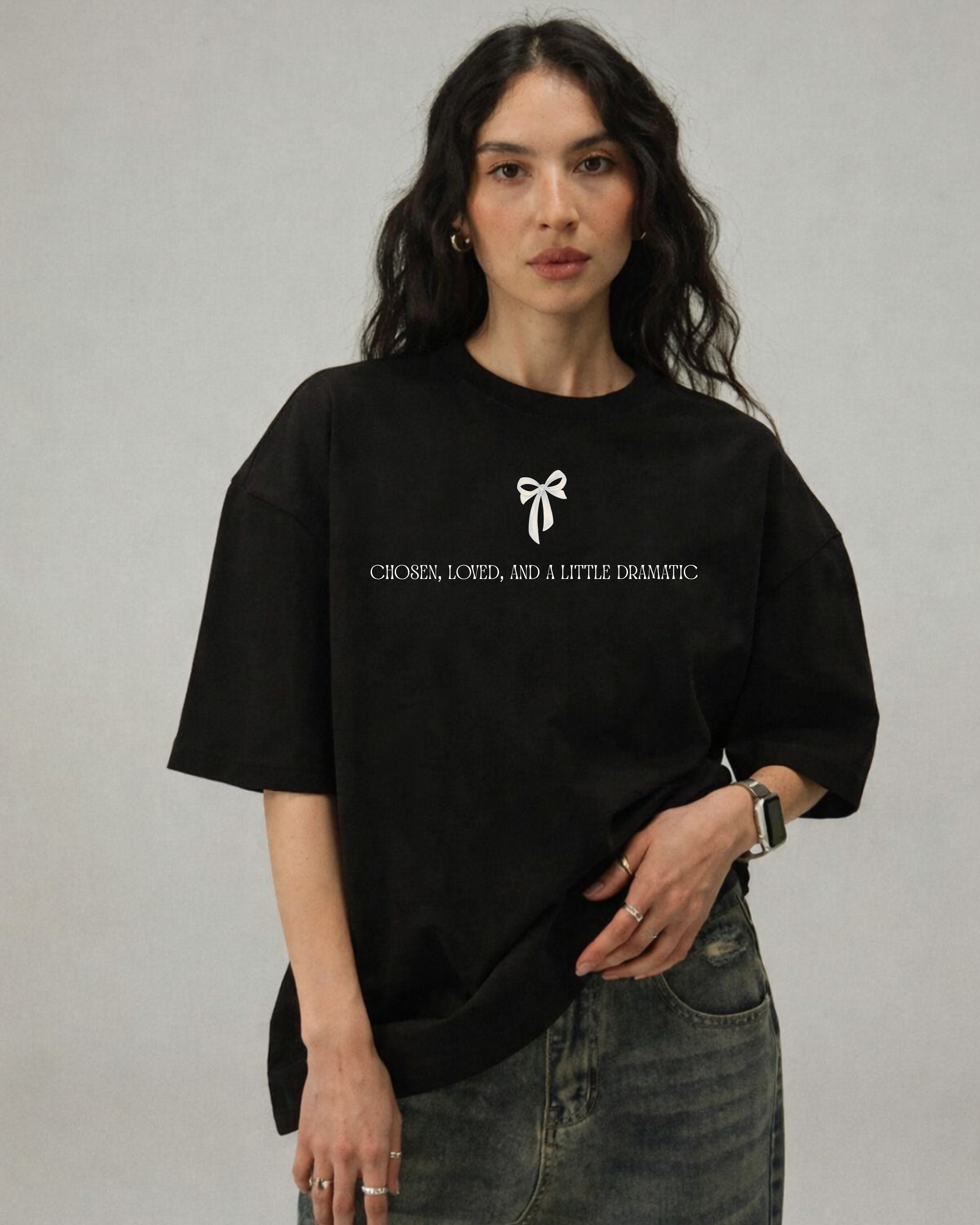 CAMISETA OVERSIZED DRAMATIC BLACK